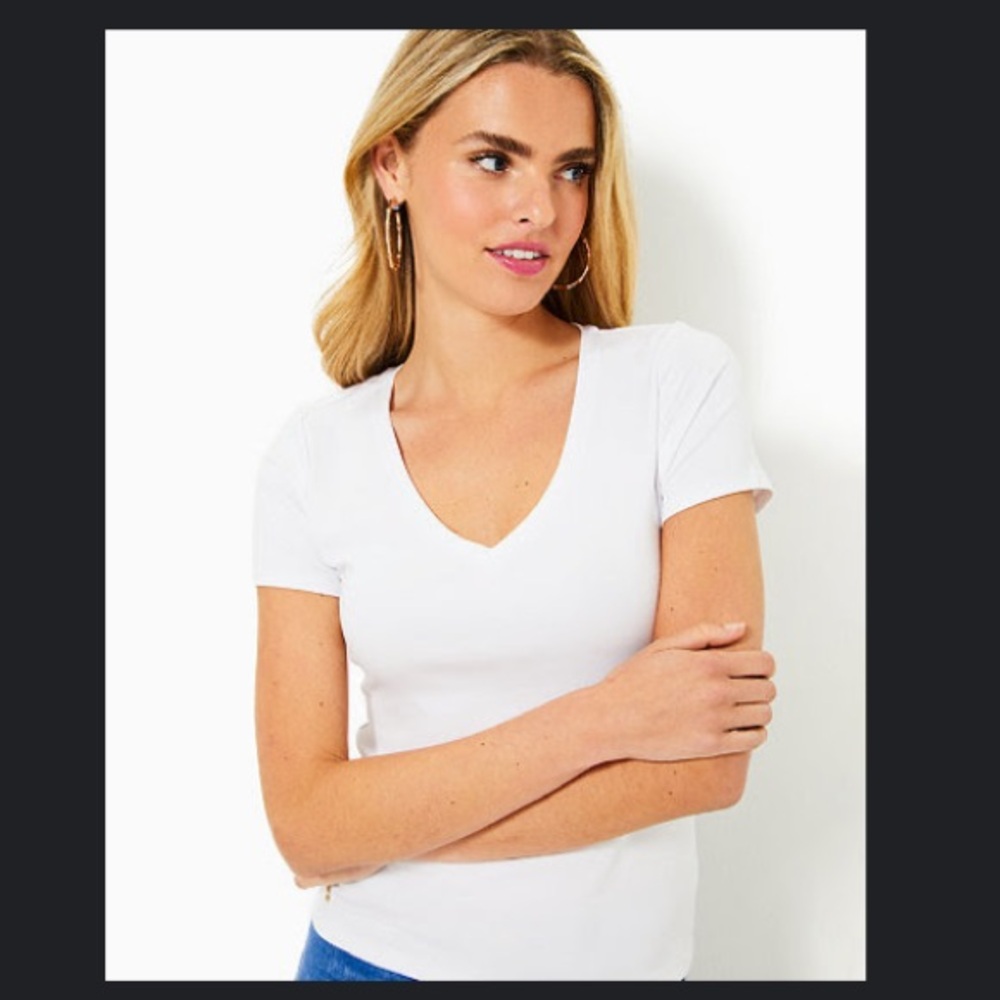 Lilly Pulitzer Halee V-Neck Top